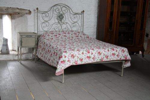 fig 1. Pretty forged iron no end double bedstead