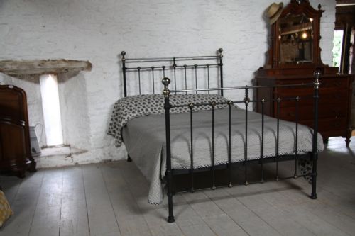 fig 1. Classic Victorian black and aged brass with gilded detail