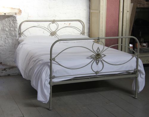 Pretty Simple Irish Iron Double Bed