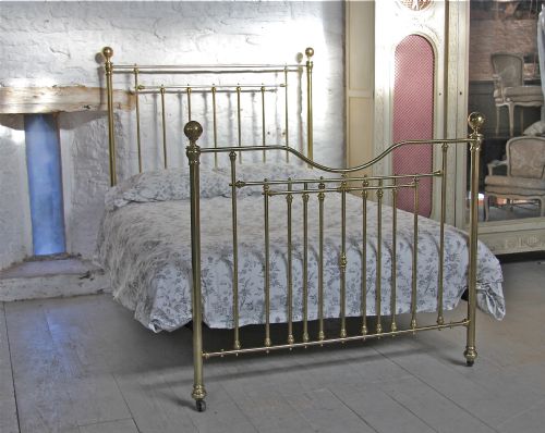 Attractive Original Victorian Double All Brass Bed