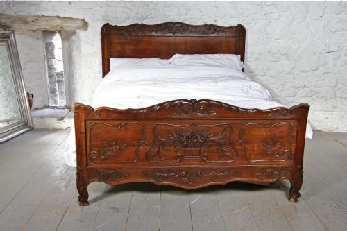 Gorgeous Provincial French Wooden King Size Bed