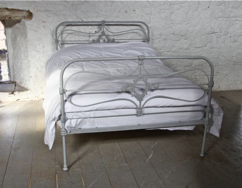 fig 1. Very pretty Victorian all iron double bed