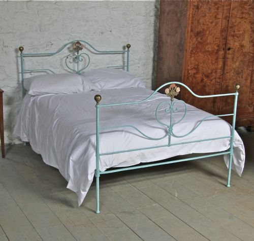 Prettiest Simple Forged Iron Double Bed