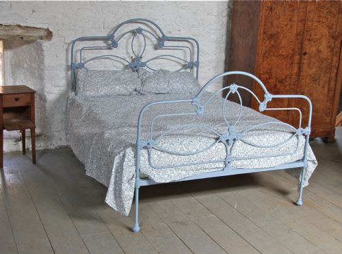 Early Victorian All Iron King Size Bed