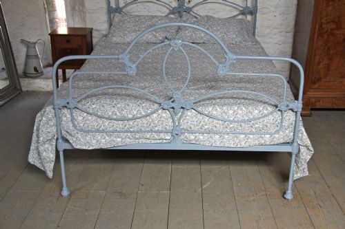 fig 1. Early Victorian all iron king size bed