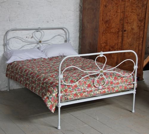 Simple Irish Iron Double Bed