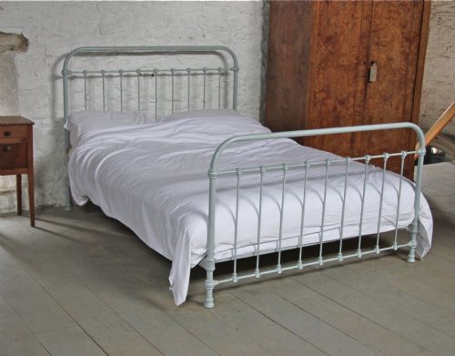 fig 1. Simple French all iron king size bed