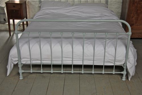 fig 2. Simple French all iron king size bed