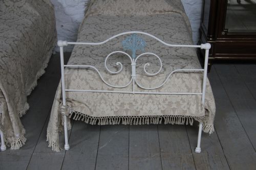 fig 2. Very pretty pair of forged iron beds