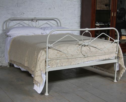 Cottage Style All Iron Irish Victorian Double Bed