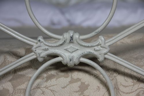 fig 2. Cottage style all iron Irish Victorian double bed