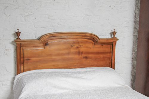 fig 1. Elegant simple French cherry king size bed
