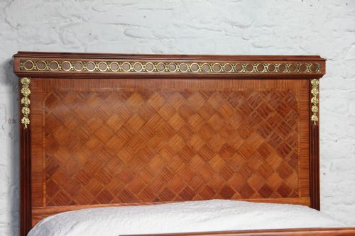 fig 1. Handsome French with parquetry head and sunburst foot.