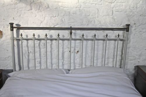 fig 2. Gorgeous individual kingsize brass and iron bedstead