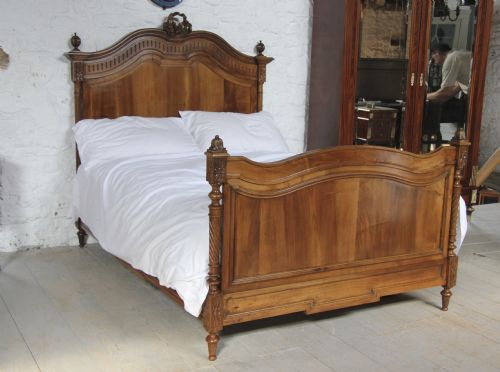 Beautiful French Empire Style Cherry Bed