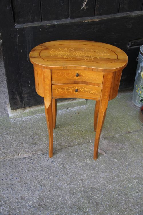 French Cherry Kidney Shaped Cabinet/bedside