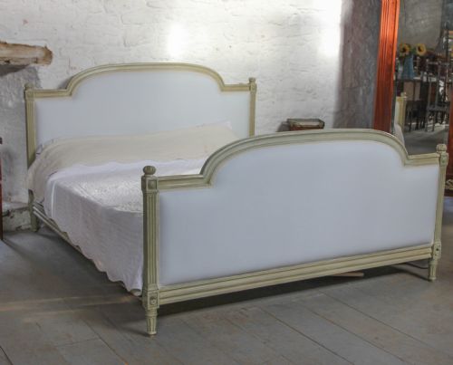 French Simple Louis Xv1 Style Upholstered Super King