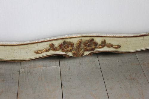 fig 2. French Louis XV newly upholstered to calico king size bed