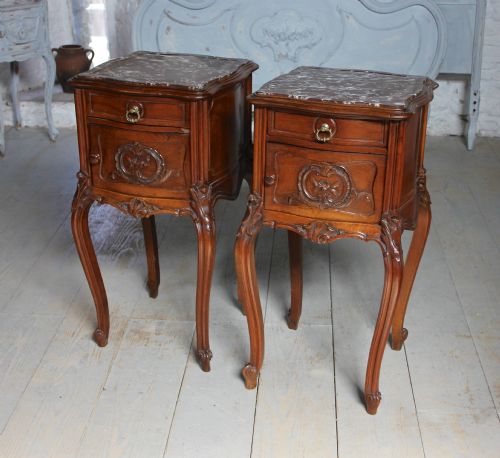 Beautiful Pair of Top Quality Louis Xv1 Bedsides