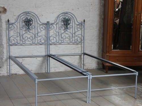 fig 2. Very pretty rare pair of no end Portuguese small singles can be joined as king size