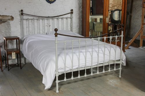Classic Brass and Iron Victorian Kingsize Dip Rail