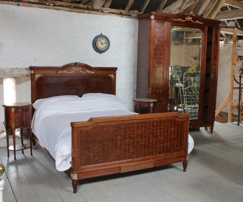 Mercier Paris Parquetry Bedroom Suite with King Size Bed