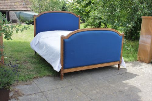 fig 1. French Louis XVI style king size upholstered