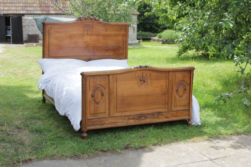 Beautifully Carved French Solid Walnut
