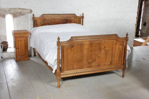 French Solid Oak Empire Style King Size