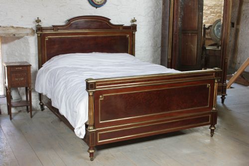 Napoleon 111 Brass Mounted Large Kingsize Bed