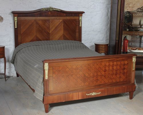 French Walnut and Fruit Wood King Size