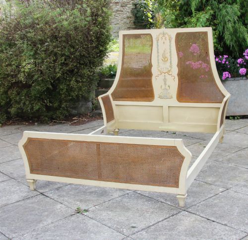 Chinoserie Influence Bergere Bed