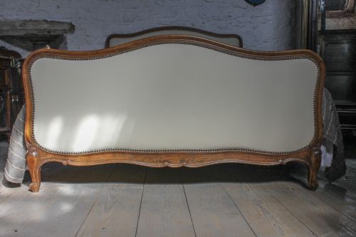 fig 1. Newly upholstered French walnut frame king size