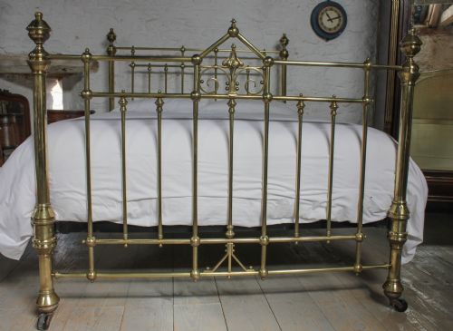 fig 1. 5 FT Gothic Victorian all brass kingsize