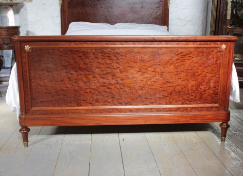 fig 1. Handsome Empire style burr walnut king size