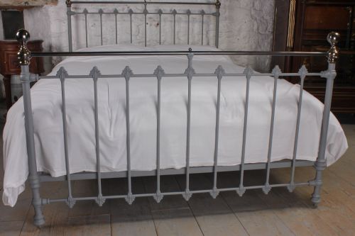 fig 2. Classic Victorian hand finished king size brass and iron