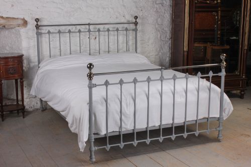 Classic Victorian Hand Finished King Size Brass and Iron