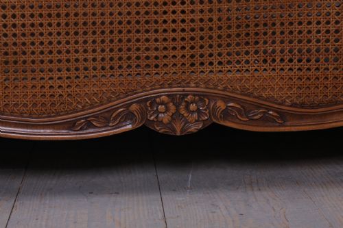 fig 2. Beautiful French bergere corbeille king size bed