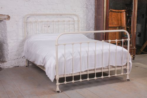 Simple French All Iron King Size Bed