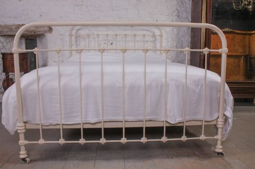 fig 3. Simple French all iron king size bed