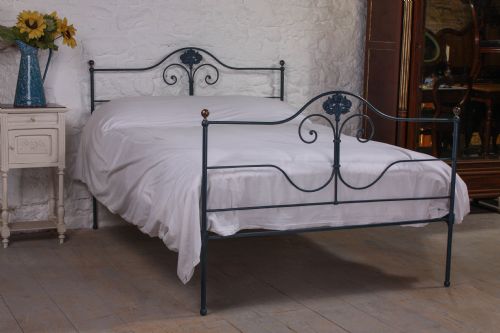 Very Lovely Portuguese Forged Iron Double Bed