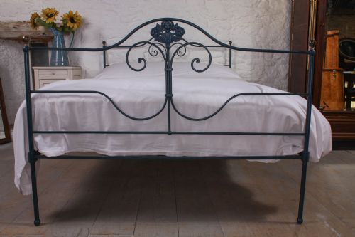 fig 1. Very lovely Portuguese forged iron double bed