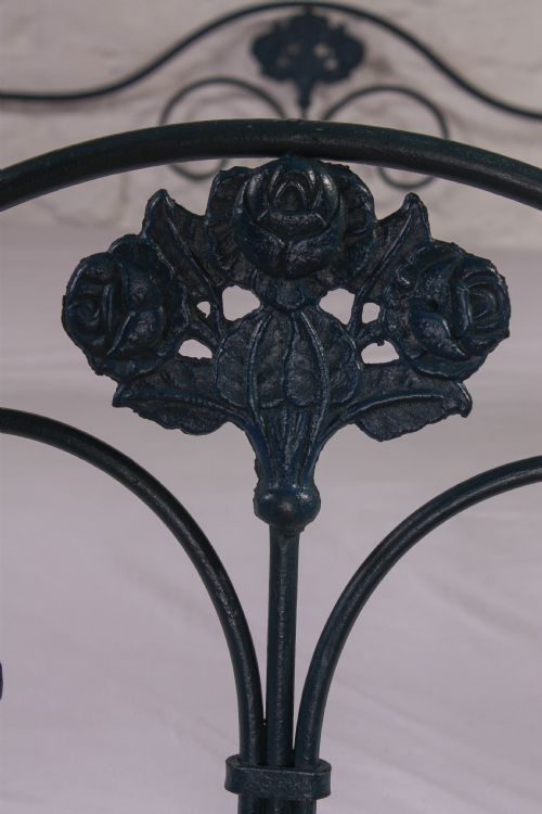 fig 2. Very lovely Portuguese forged iron double bed