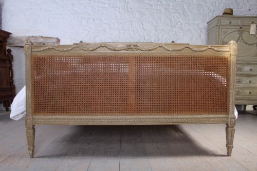 fig 1. Beautiful big king size Bergere caned bed