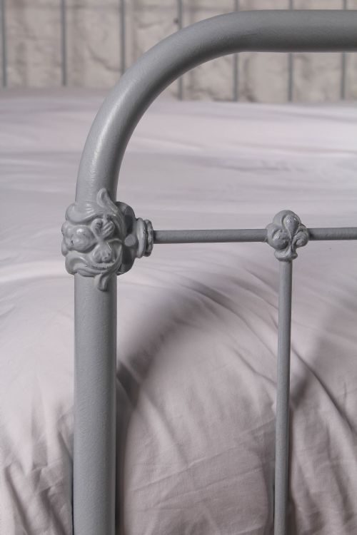 fig 1. King size simple French all iron bed 