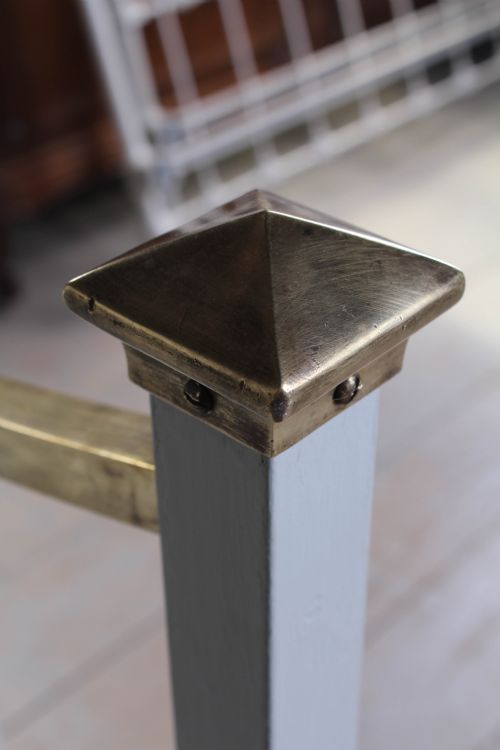 fig 3. Matching pair of Edwardian brass and iron 