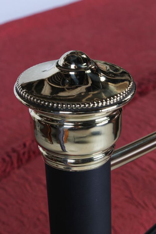 fig 1. Kingsize classic Edwardian black and brass dip rail
