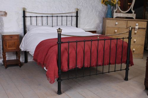 Kingsize Classic Edwardian Black and Brass Dip Rail