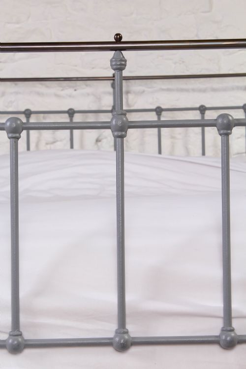 fig 1. Classic Edwardian grey iron and aged brass double