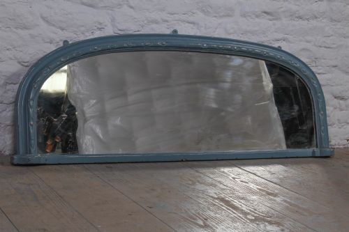 Attractive Low Height Victorian Over Mantle Mirror